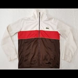 Size 7 Men’s Lacoste retro track jacket